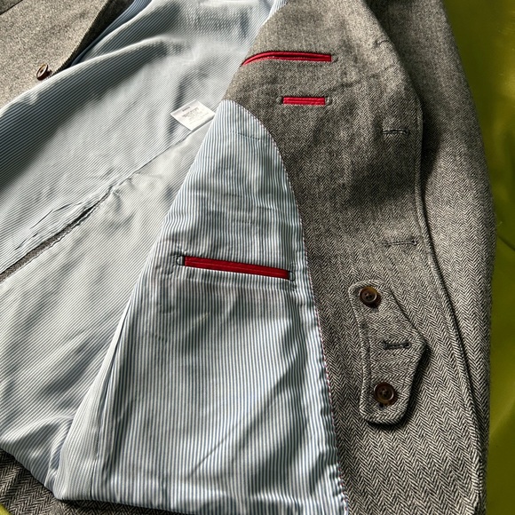 Men’s Herringbone fully lined blazer - Picture 13 of 14